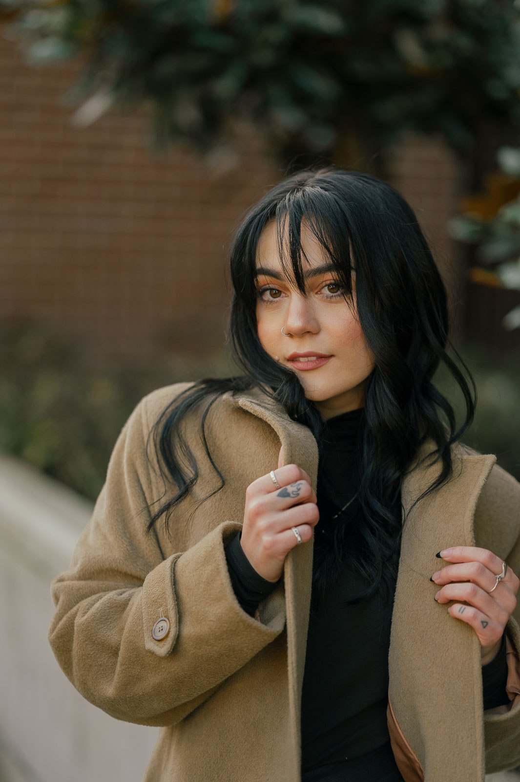 digital creator poses for her personal brand photoshoot in seattle